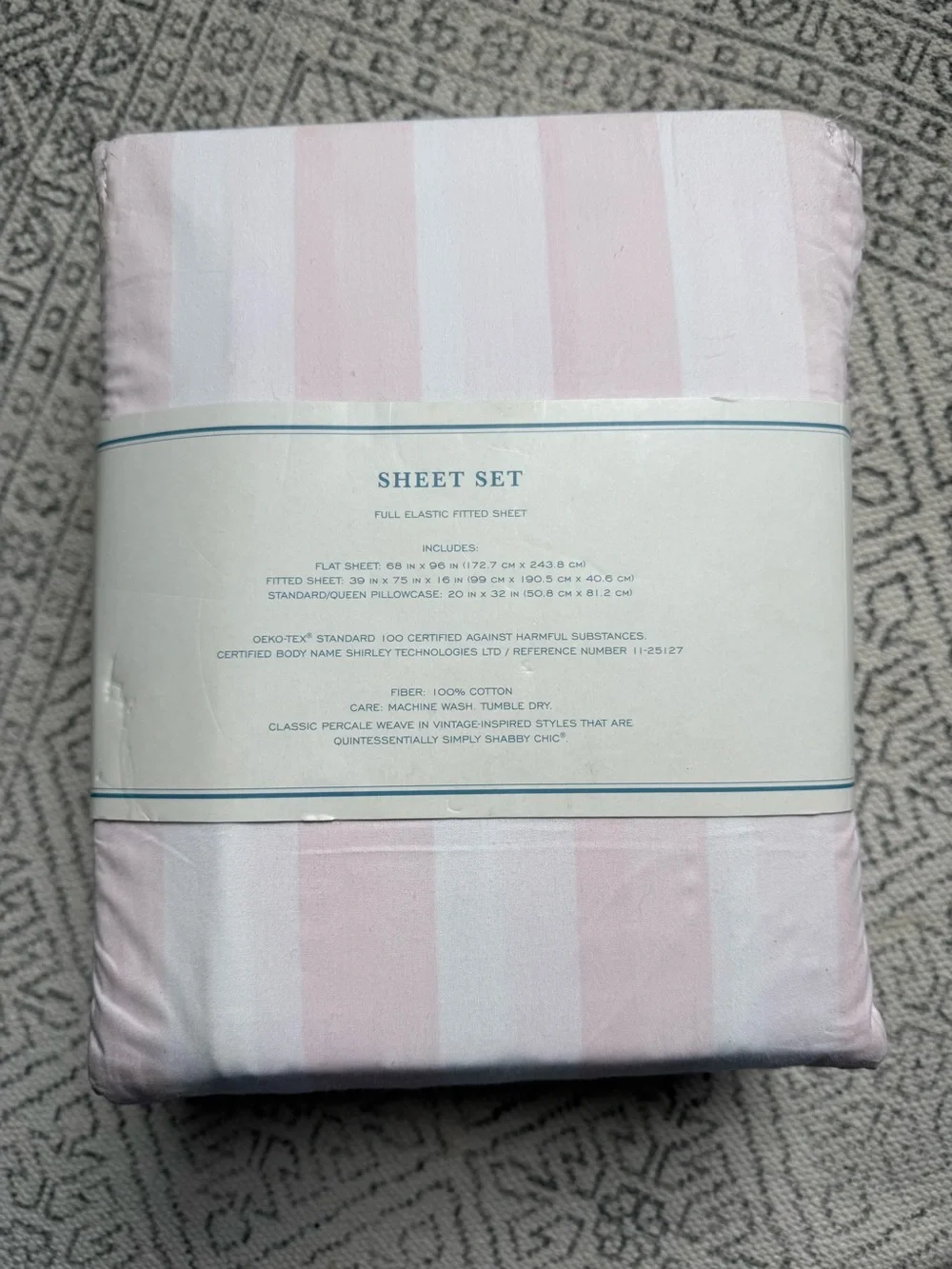 NWT - Simply Shabby Chic cotton sheets - Twin